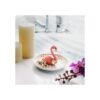 PUDDING CABIN soporte con flamingo para anillos bandeja