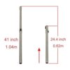 EZ Spares. Tubo de metal para aspiradora Miele de 35 mm_2