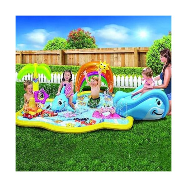 Piscina Splish Splash para Bebés con Chorros de Agua de_3