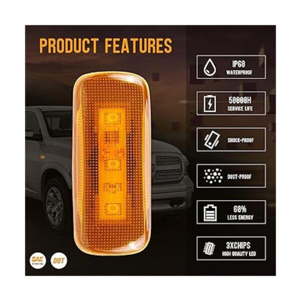 4 luces LED de doble cabina para Dodge Ram 2500 3500 2_3