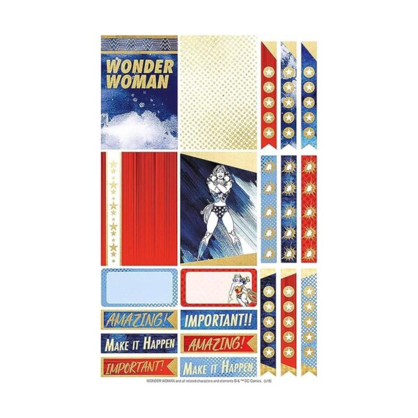 Paper House Productions STPL0018 Wonder Woman Juego de_3