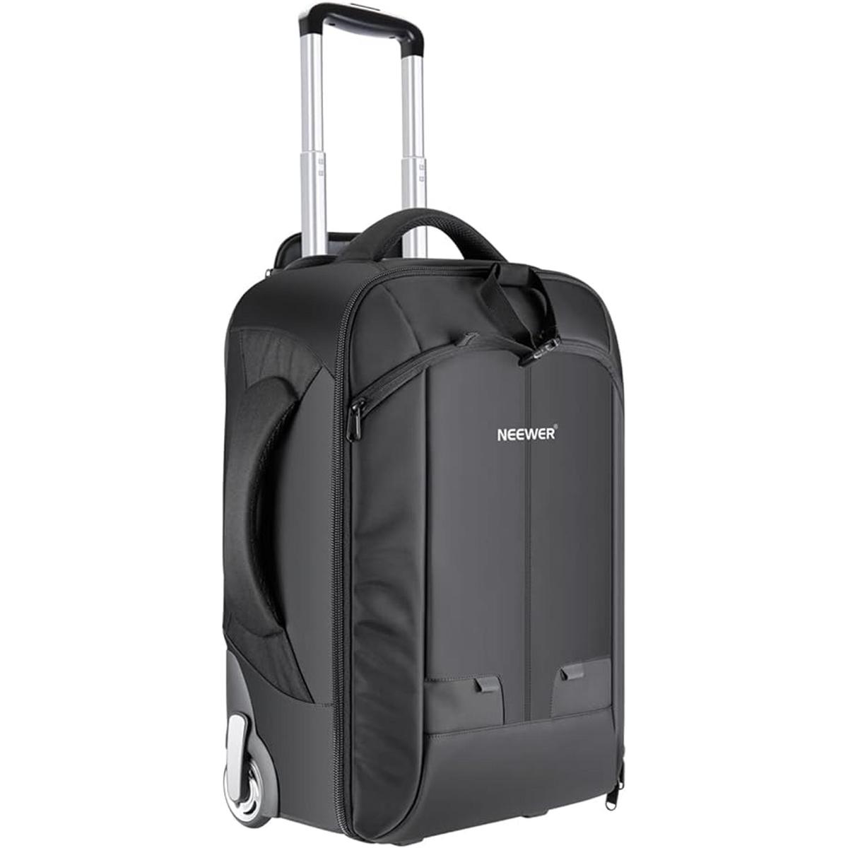 Neewer Mochila convertible 2 en 1 para cámara con ruedas