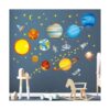 Pegatinas de pared DECOWALL DS8007 Planets in the Space_2