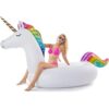 Jasonwell Flotador inflable gigante de unicornio para_1
