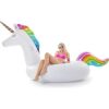 Jasonwell Flotador inflable gigante de unicornio para_5