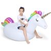 Jasonwell Flotador inflable grande de unicornio para_1