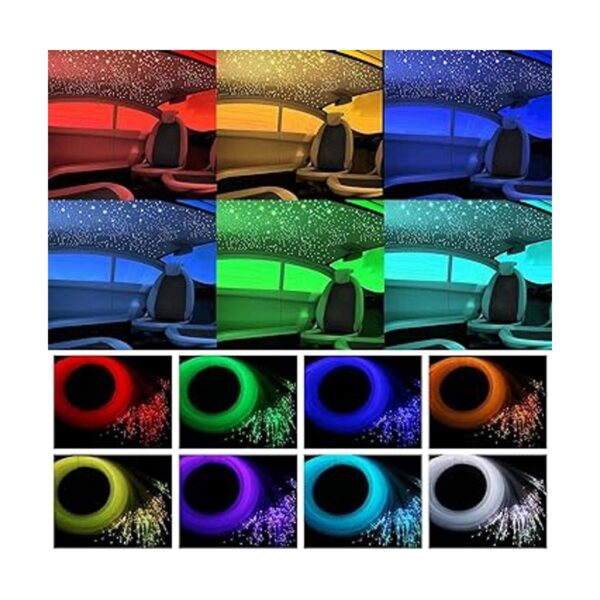 Juego de luces de estrella para techo de fibra óptica_3