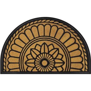 MIBAO Alfombra en forma de medio círculo para puerta de_1