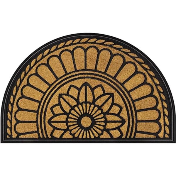 MIBAO Alfombra en forma de medio círculo para puerta de_1