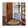 MIBAO Alfombra en forma de medio círculo para puerta de_2