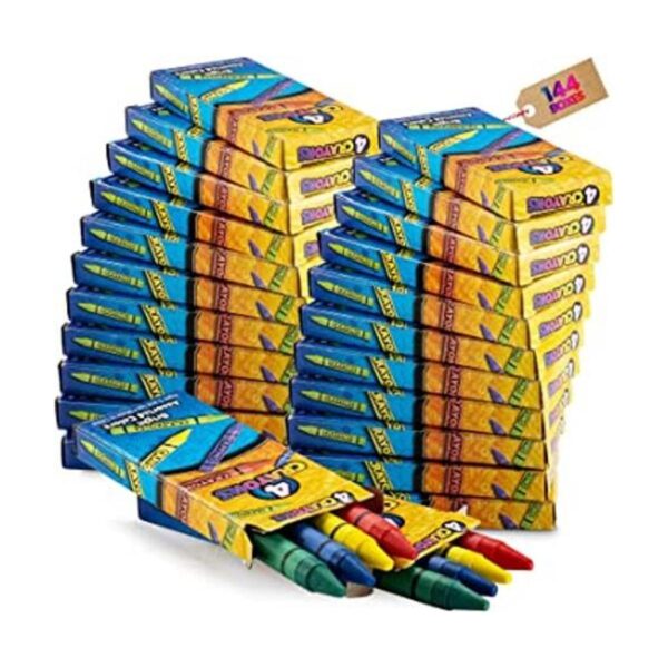 Crayones a granel 576 crayones. Caja de 144 4 paquetes_1