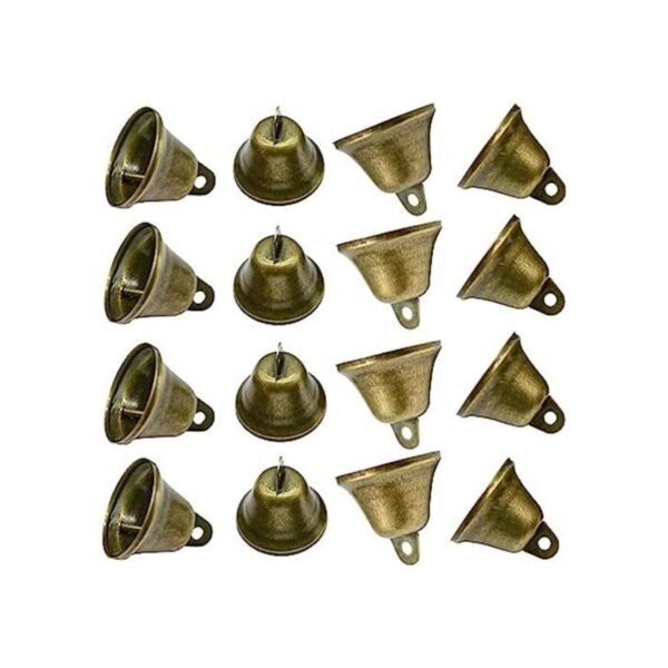 Maydahui 35 cascabeles de bronce vintage 1.7 x 1.5_1