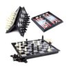 Hoshin Juego de ajedrez 3 en 1 plegable portátil para_1