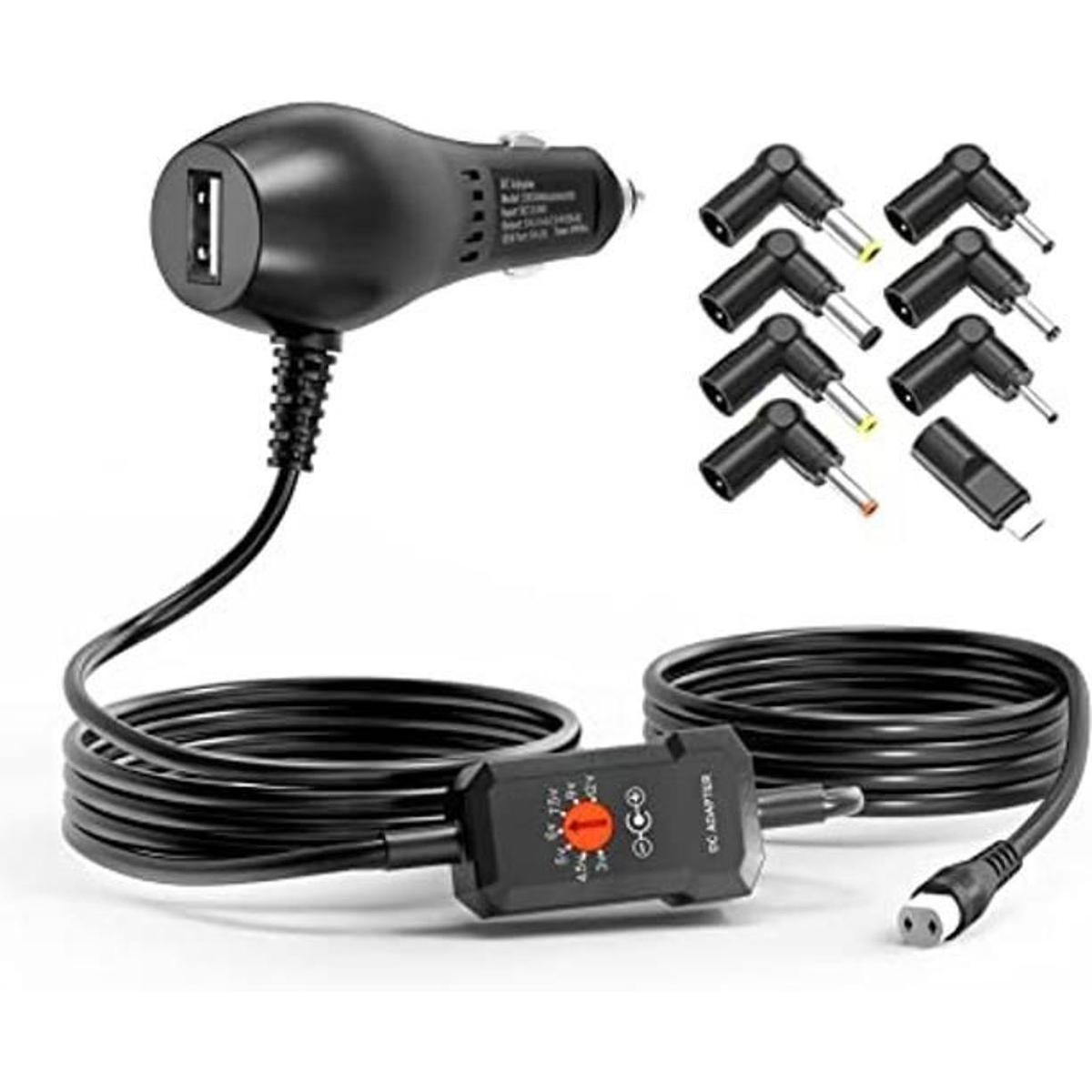 PowsEED DC12 V coche 12 W adaptador de corriente universal