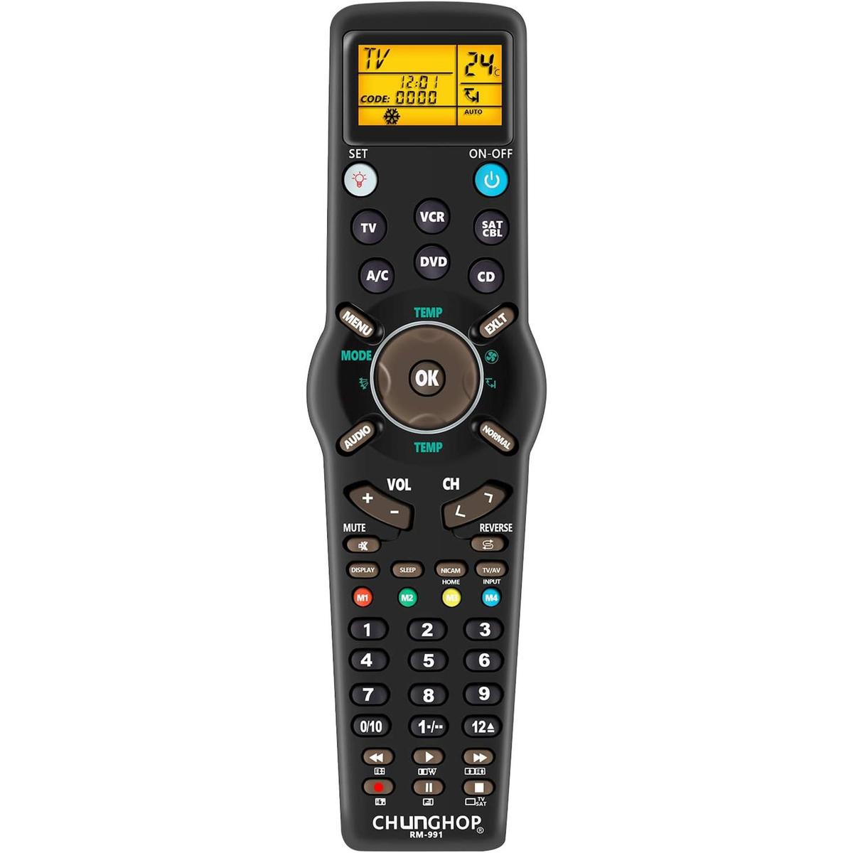 CHUNGHOP Control remoto universal de aprendizaje IR para