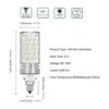 PAVOO Bombillas LED E12 bombillas LED de candelabro de 12