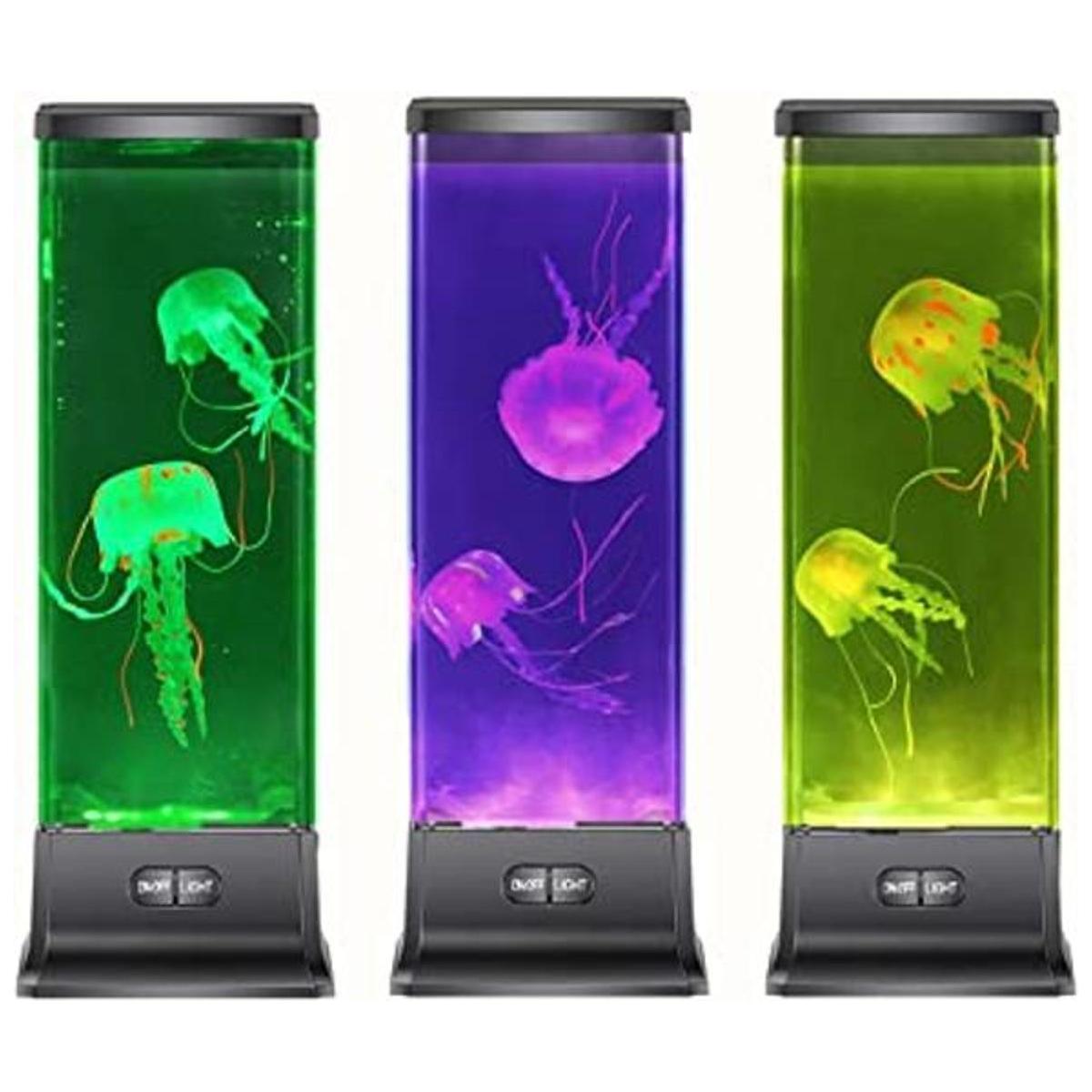 COLORLIFE Lámpara de mesa eléctrica para tanque de medusas