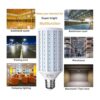 Bombilla LED de maíz de 60 W base grande Mogul E39 6000