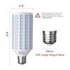 Bombilla LED de maíz de 60 W base grande Mogul E39 6000