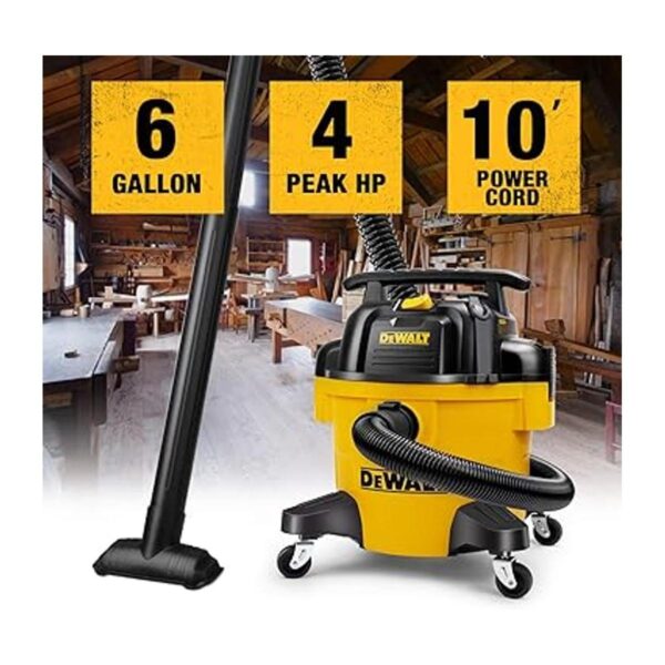 DEWALT DXV06P Aspiradora de polietileno húmedaseca de 6_4