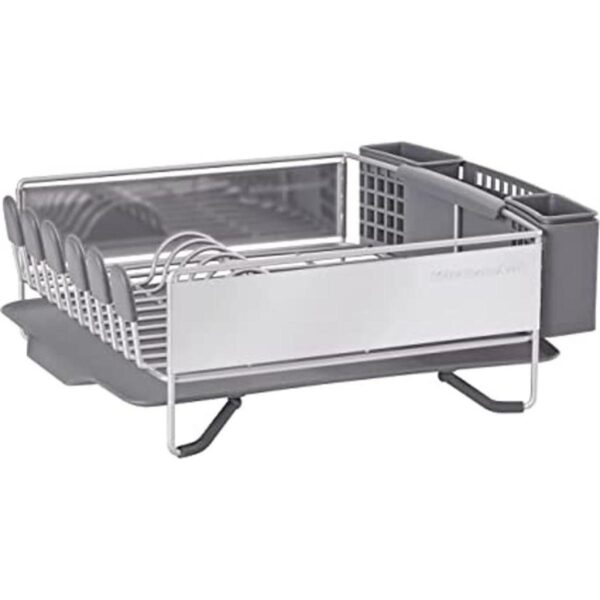 KitchenAid Escurridor compacto para platos de acero_1