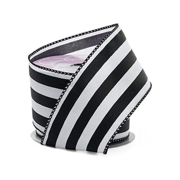 Cinta con alambre de rayas Carnaval 212 x 10 yardas_1