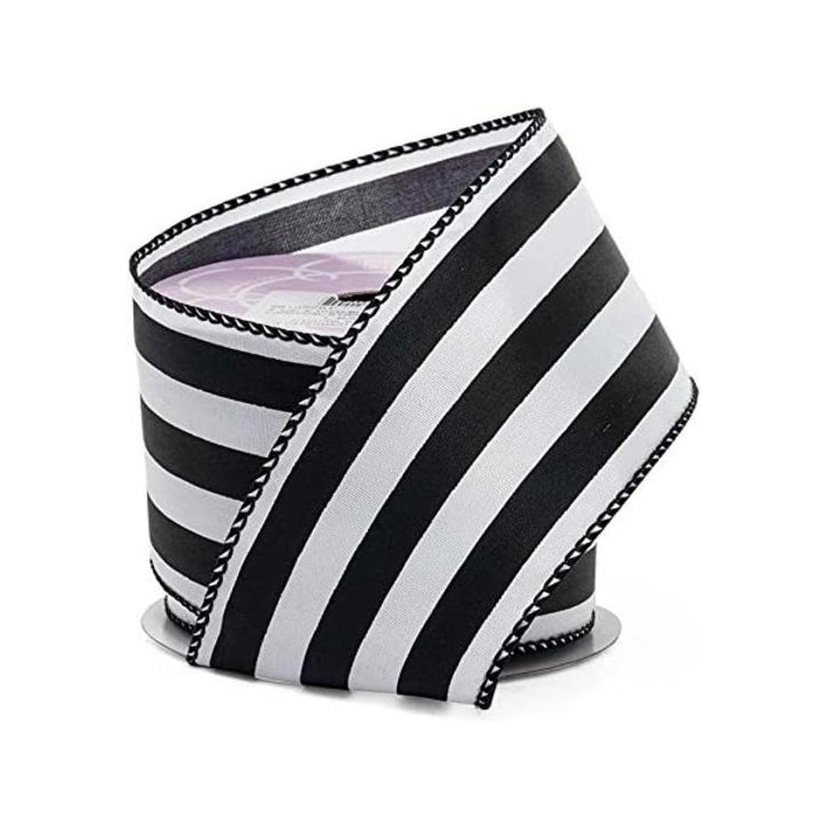 Cinta con alambre de rayas Carnaval 212 x 10 yardas