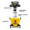 DEWALT DXV06P Aspiradora de polietileno húmedaseca de 6_5