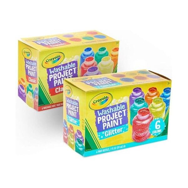 Crayola Pintura infantil lavable incluye pintura con_2