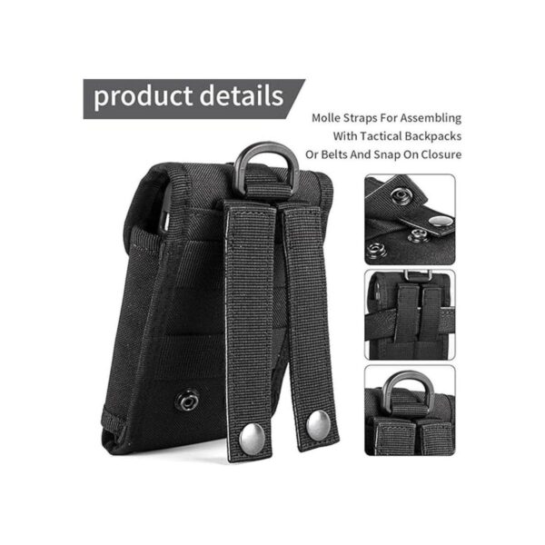 IronSeals Molle Funda táctica compacta para iPhone 14_4