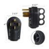 Leisure Cords Adaptador de enchufe eléctrico de 50_2