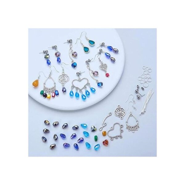SUNNYCLUE 1 caja DIY 10 pares de aretes de candelabro kit_3