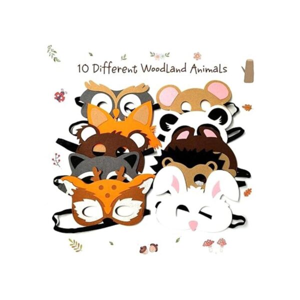 CiyvoLyeen ForestFriends Mascarillas de fieltro de_2