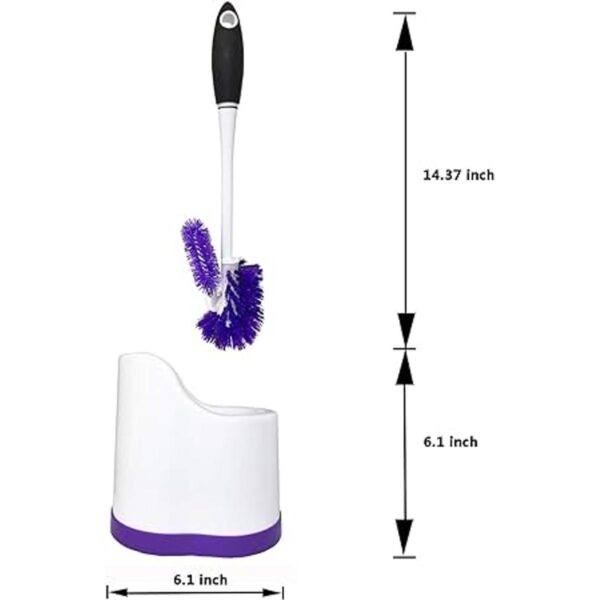 ROSOLI Cepillo y soporte de inodoro sistema de limpieza_3