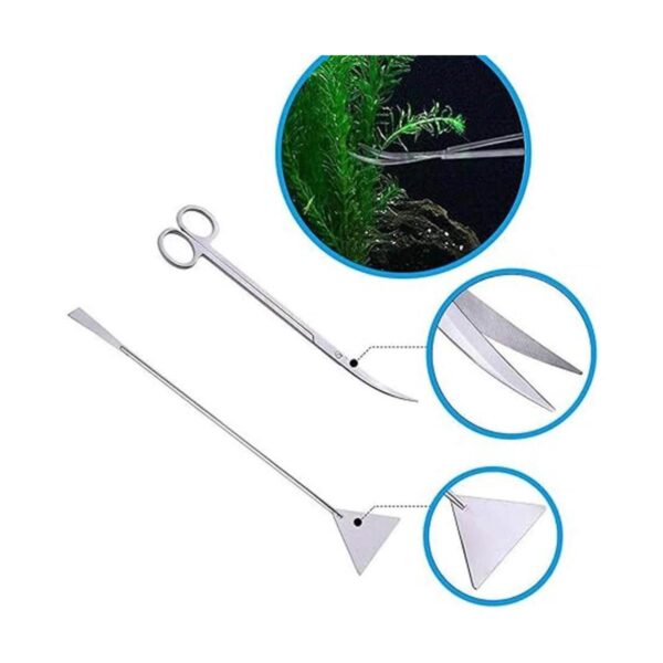 Fistoy Herramienta de espátula para tijeras de acuario