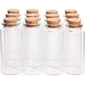 Danmu Mini botellas de vidrio de 1.18 x 2.75 pulgadas