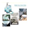 Hotsan Bathroom Accessory Juego de 5 piezas de conjunto de