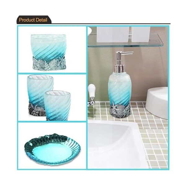 Hotsan Bathroom Accessory Juego de 5 piezas de conjunto de