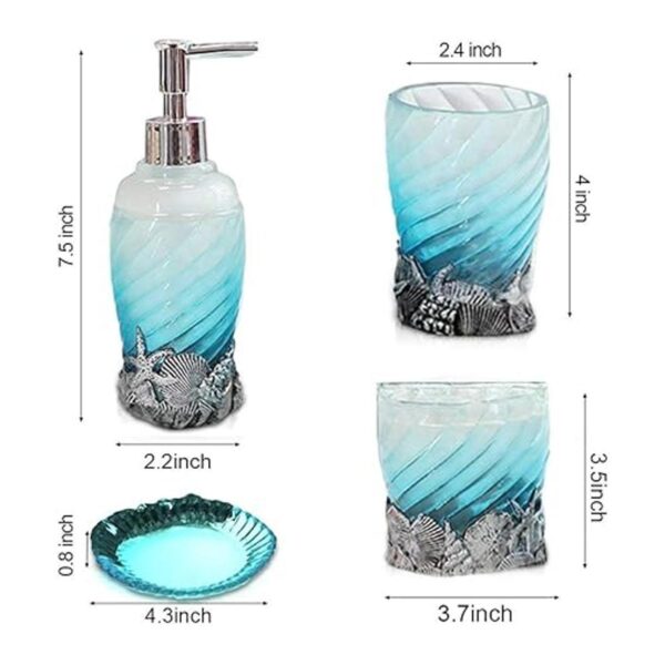 Hotsan Bathroom Accessory Juego de 5 piezas de conjunto de