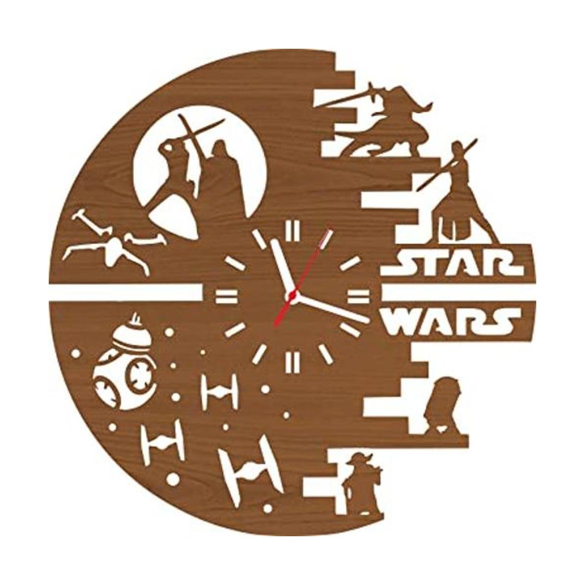 Reloj de pared de madera de regalo absolutamente único de