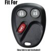 Coolbestda 2 unids goma 3 botones llavero protector remoto_2