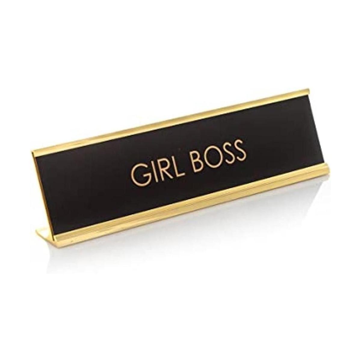 Girl Boss Novedad placa computadora Sign