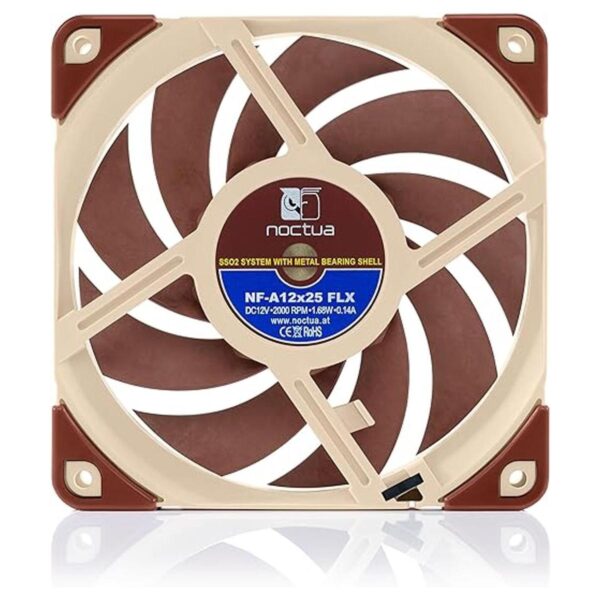 Noctua NFA12x25 FLX ventilador silencioso premium 3_4