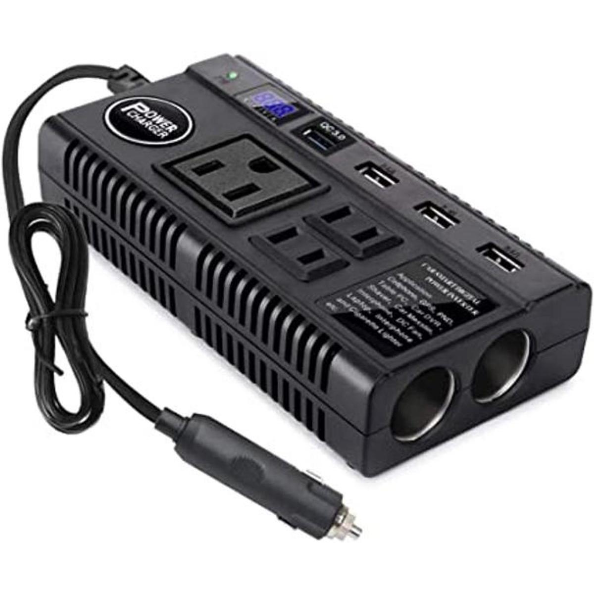 Inversor de corriente para automóvil 120 W CC 12 V 24