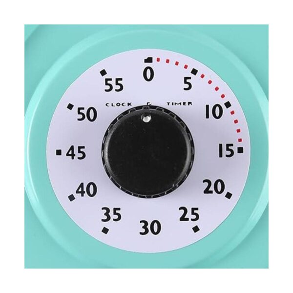 Lilys Home Reloj de pared retro de cocina con termómetro