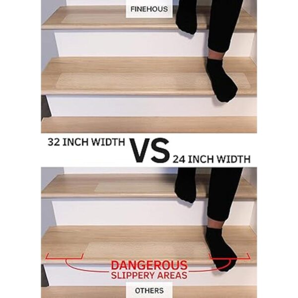 Cinta antideslizante para escaleras de 31.9 x 3.9 in_3