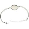 Pulsera de acero inoxidable ajustes 20 mm. cabujón de en_1