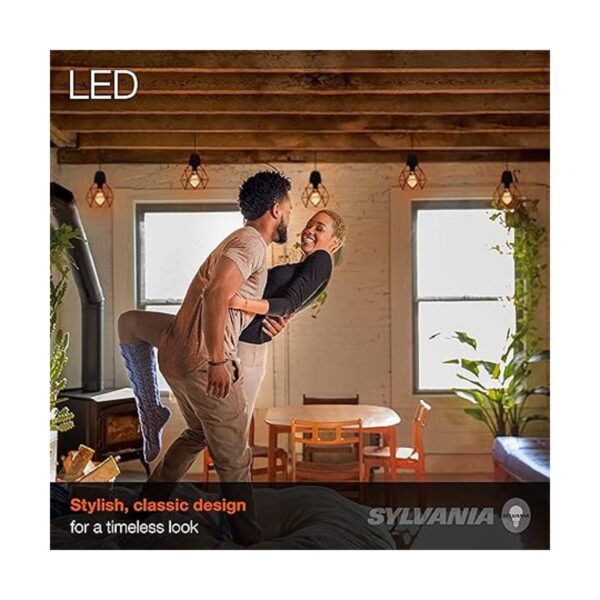 SYLVANIA Bombilla LED vintage A19 equivalente a 60 W