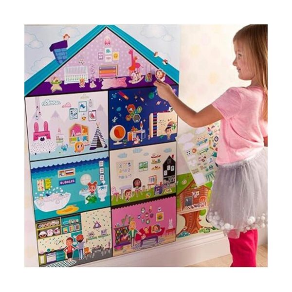 Crafttastic Jr Adhesivo de pared para casa de juegos_2