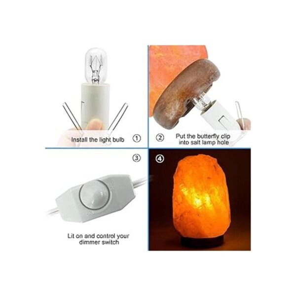 Haraqi Cables blancos de repuesto originales con bombillas_2